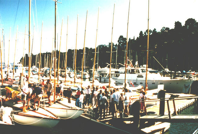 Nothing like a dock beer party after the races.